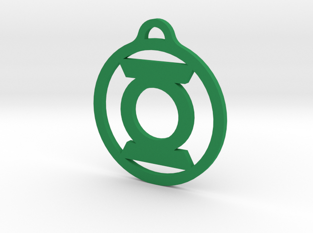 Green Lantern in Green Processed Versatile Plastic
