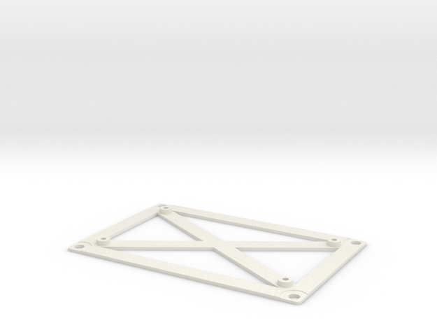 Amiga PSU Mean Well PT-45B / PT-65B Mounting Plate in White Natural Versatile Plastic