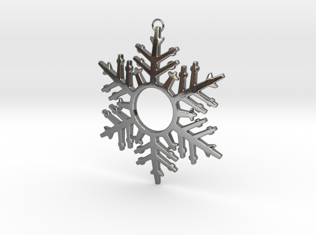 Snowflake Celebration in Polished Silver