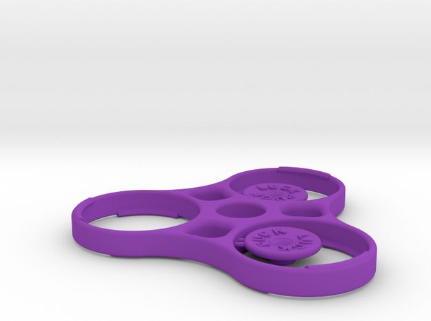 Luck Puck v3 in Purple Processed Versatile Plastic