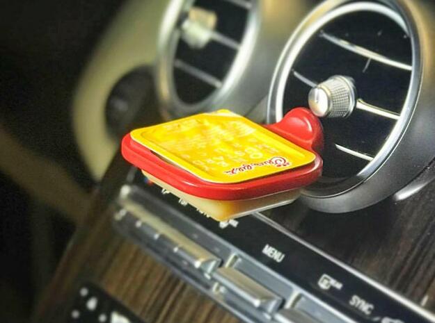 The Dipping Sauce Holder | Car Vent Sauce Dipper | in Red Processed Versatile Plastic