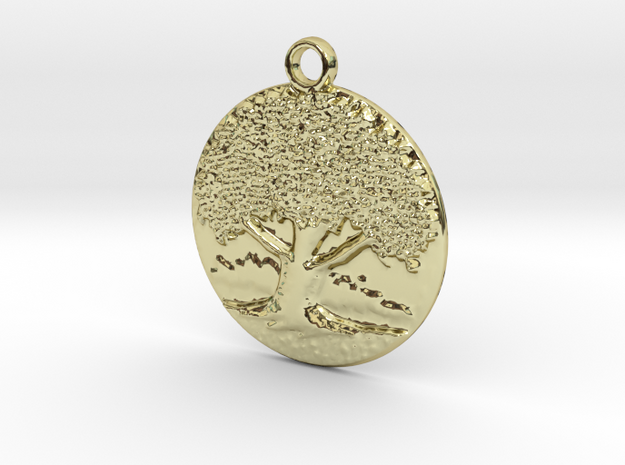 The big old tree in 18k Gold Plated Brass
