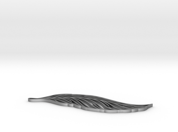 Feather_ultimate in Natural Silver: Extra Small