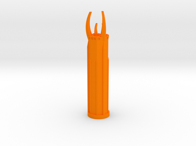 Bolt Tower Level 2 in Orange Processed Versatile Plastic: 1:1000