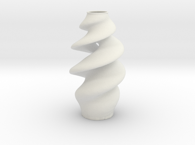 Vase 20104 in White Natural Versatile Plastic