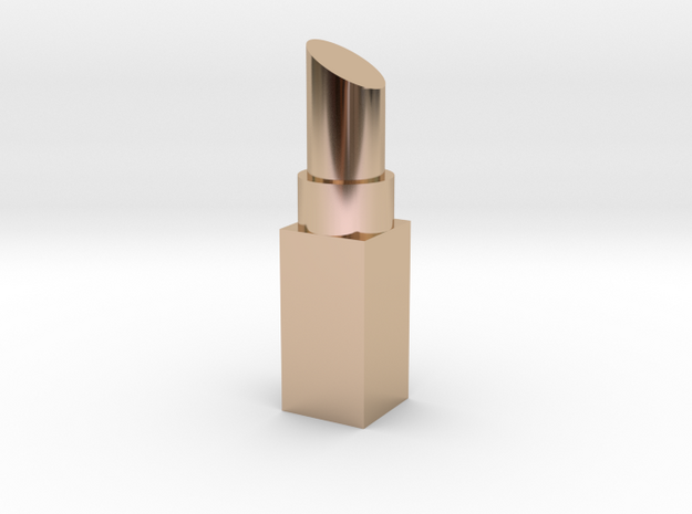 Lipstick in 14k Rose Gold Plated Brass
