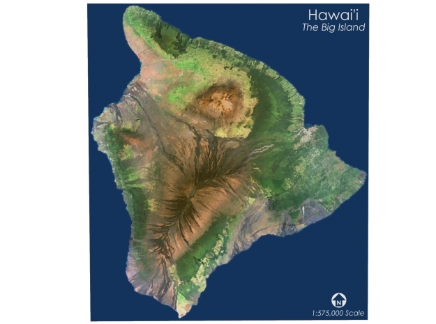 Hawai'i, The Big Island: 9.25"x10.5" in Full Color Sandstone