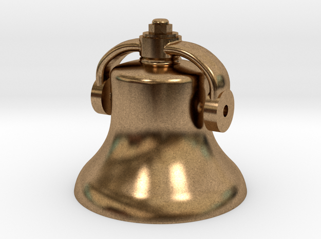 Bell in Natural Brass