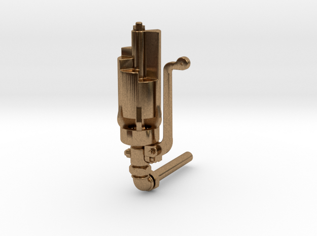 Nathan 6 Chime Whistle in Natural Brass