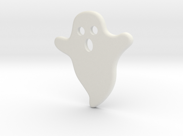 DIY Frebird Fridge Magnet - Midi Ghost (Negative) in White Natural Versatile Plastic