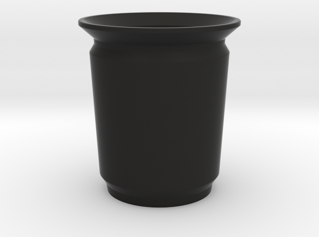 Modern Pencil Cup - Med / Desk Accessories in Black Natural Versatile Plastic