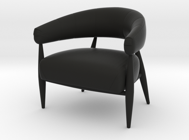 Chair 2018 model 1 in Black Natural Versatile Plastic