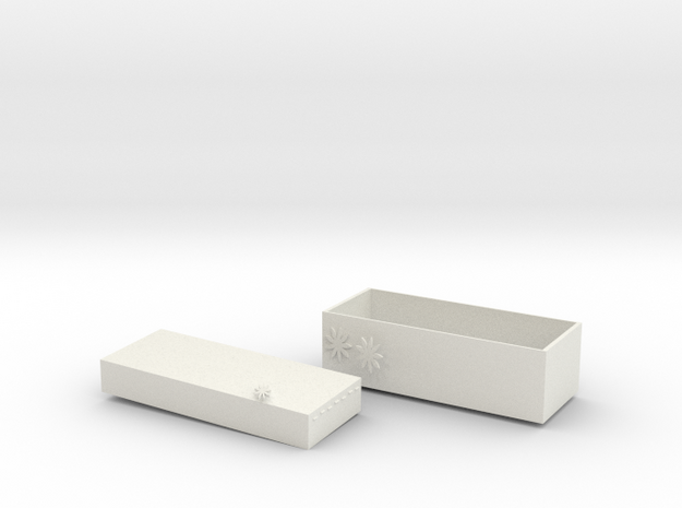 Japanese style wind box in White Natural Versatile Plastic