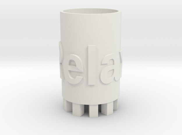 Relaxing cup in White Natural Versatile Plastic: Medium