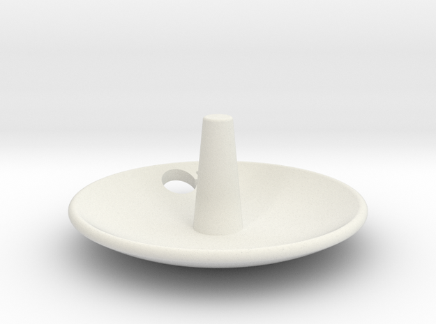 Enterprise Jewelry Dish Full Cut Out in White Natural Versatile Plastic