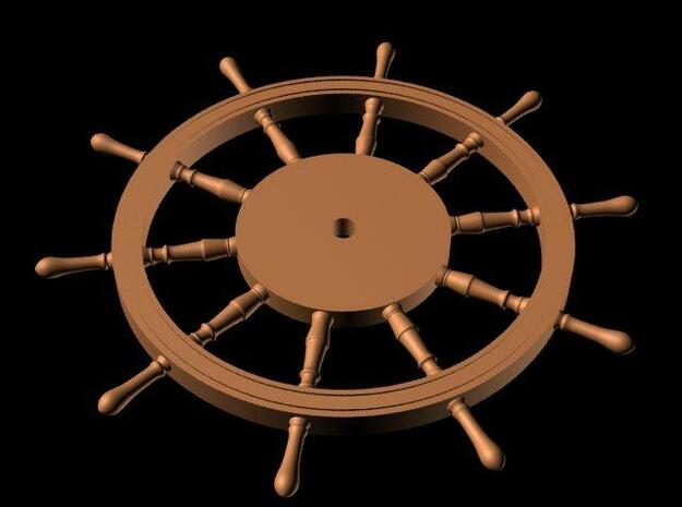 1:78 HMS Victory Ships Wheel in Smooth Fine Detail Plastic