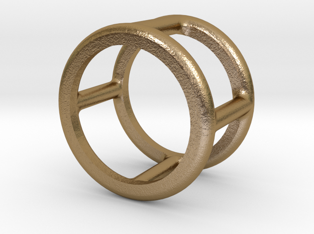 Simply Shapes Rings Circle in Polished Gold Steel: 3.25 / 44.625