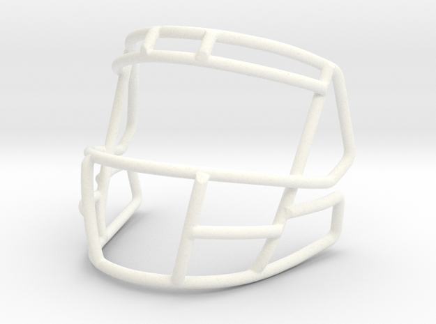 Live Mask 808 for Speed Mini Helmets  in White Processed Versatile Plastic