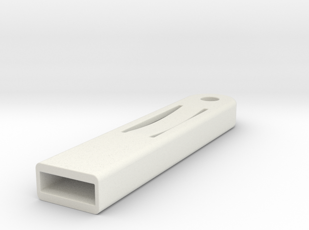 Saab Key Holder Quick Release Keyring in White Natural Versatile Plastic