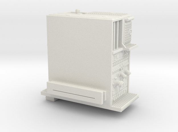 1/87 Rosenbauer SQUAD/Engine Pump Section in White Natural Versatile Plastic