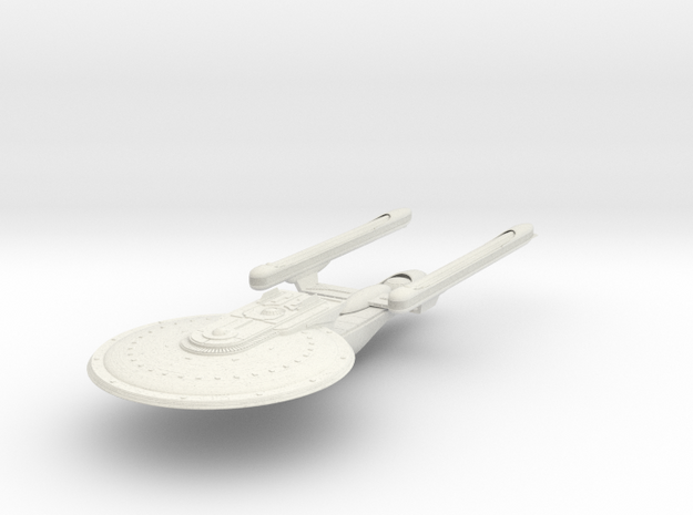 Federation Excelsior Class in White Natural Versatile Plastic