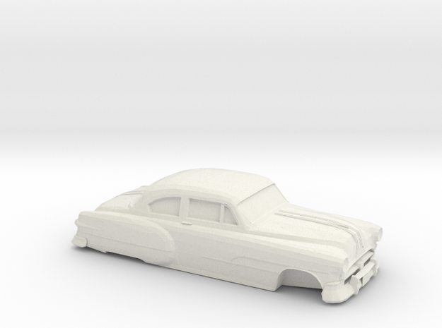 1/32 Pontiac Chieftan Coupe in White Natural Versatile Plastic