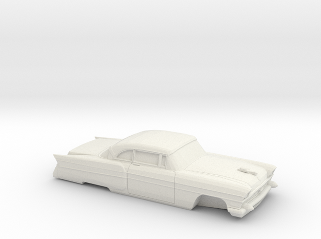 1/32 1956 Packard Executiv Coupe in White Natural Versatile Plastic