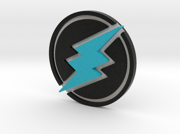 Electroneum Coin in Full Color Sandstone
