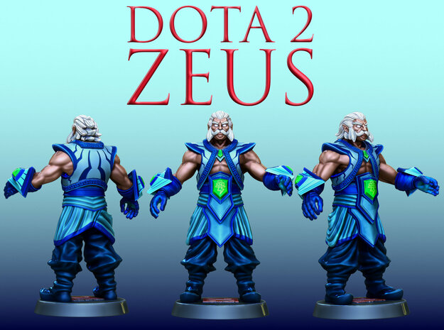 Dota2 Zeus in Full Color Sandstone