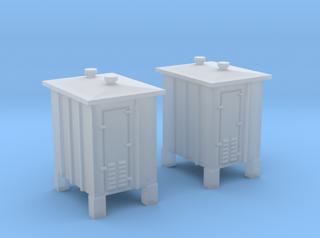 N signal relay box 2pcs in Smooth Fine Detail Plastic