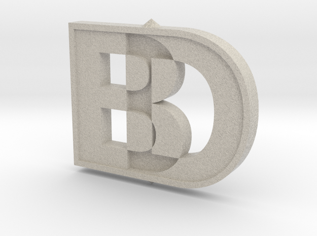 Black Dog Engineering 3D Logo in Natural Sandstone
