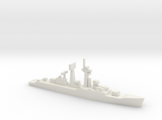 Salisbury-class frigate, 1/2400 in White Natural Versatile Plastic