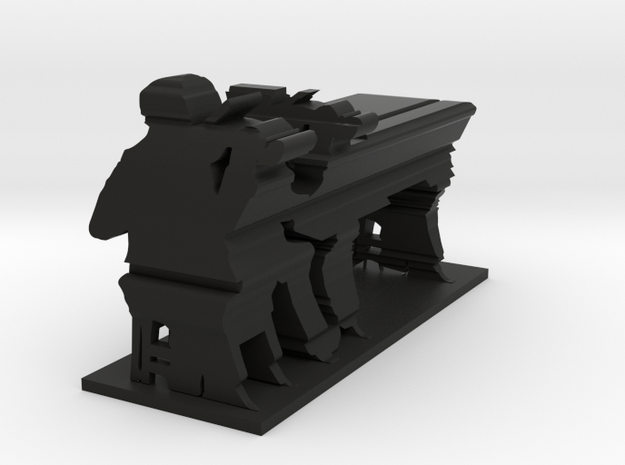 Piano... or violin? in Black Natural Versatile Plastic