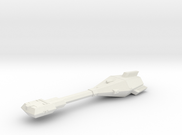 3788 Scale Trobrin White Diamond Bolt Cruiser MGL in White Natural Versatile Plastic