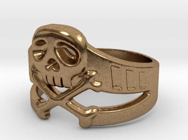 Space Captain Harlock | Ring Size 10.5 in Natural Brass