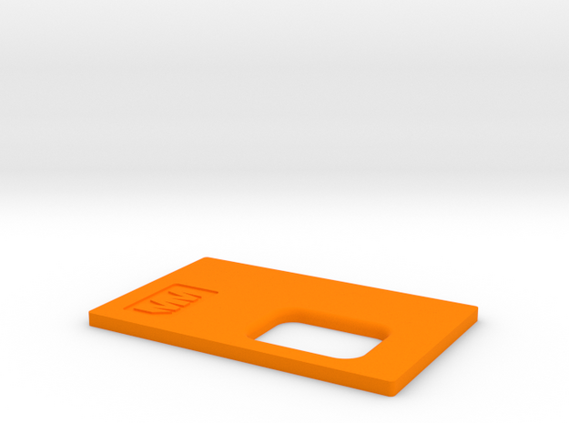 MM Mech Squonk 3P 18650 Lid in Orange Processed Versatile Plastic
