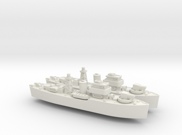 HMNZS Kiwi 1/1250 in White Natural Versatile Plastic