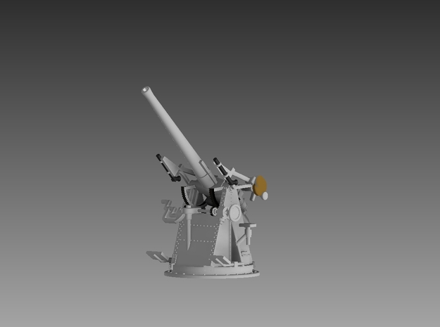 6 x QF 3" 20 cwt AA Gun 1/200 in Tan Fine Detail Plastic
