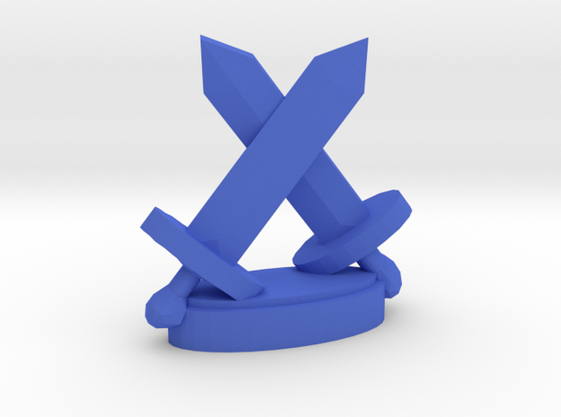 Playfigure Swords in Blue Processed Versatile Plastic