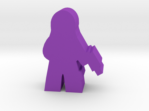 Game Piece, Hooded SNAKE Commander in Purple Processed Versatile Plastic