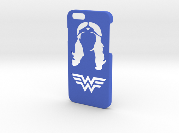 Wonder Woman Phone Case-iPhone 6/6s in Blue Processed Versatile Plastic