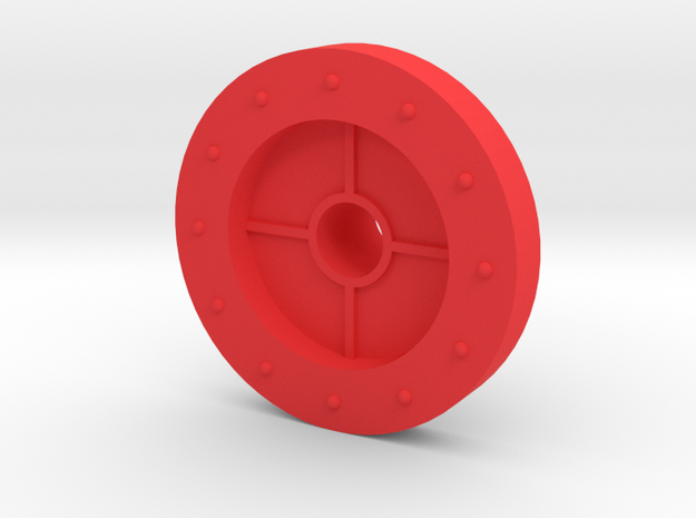 Andromeda Big Wheel in Red Processed Versatile Plastic