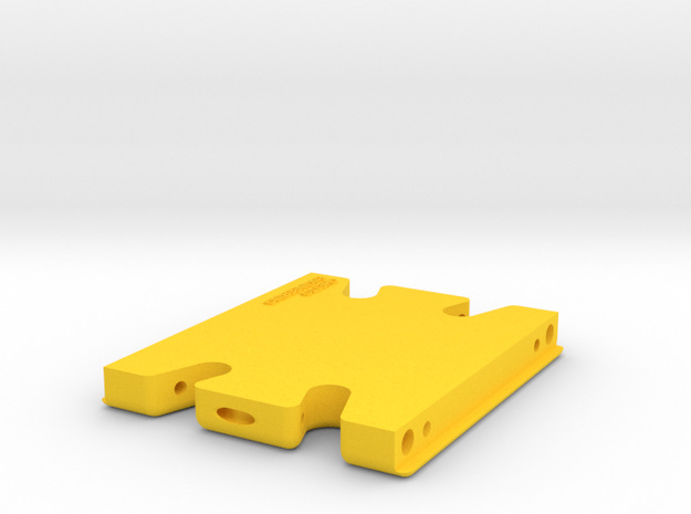 Krazed Built "Unstuck" blank skid  in Yellow Processed Versatile Plastic