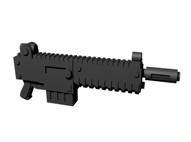 Automatic rifles 28mm x24 in Tan Fine Detail Plastic