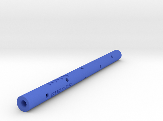 Adapter: Euro RB to Zebra JK (Adjustable Length) in Blue Processed Versatile Plastic