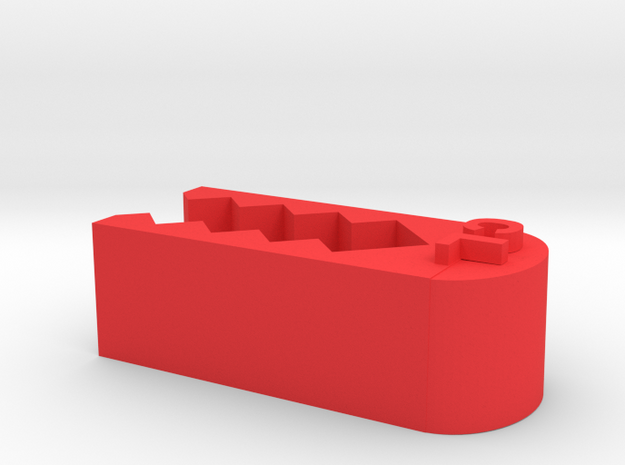 La Clip in Red Processed Versatile Plastic