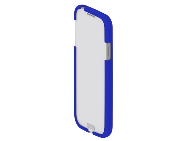 DD - Samsung Galaxy S4 - Text in Blue Processed Versatile Plastic