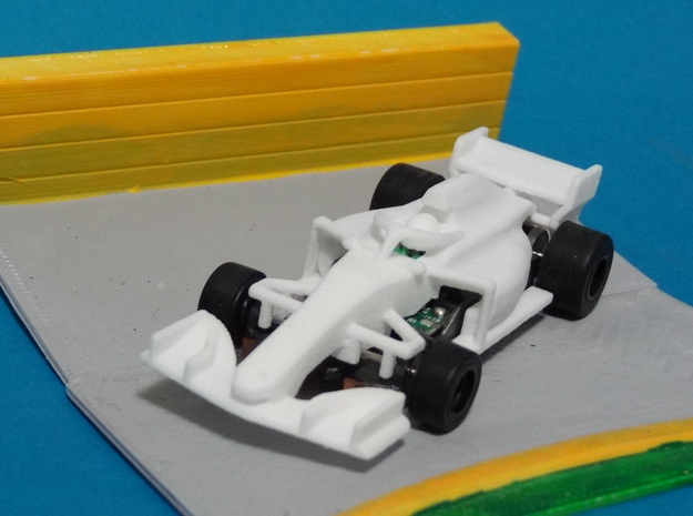 HO Formula 1 2018 in White Processed Versatile Plastic