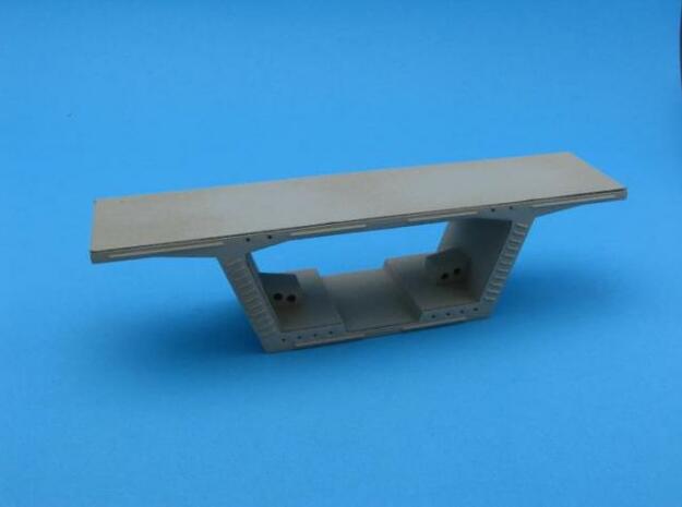 HO/1:87 Precast concrete bridge segment kit (small in White Natural Versatile Plastic