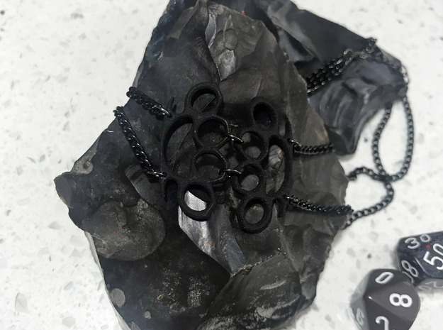 Berserker Class Pendant in Black Natural Versatile Plastic
